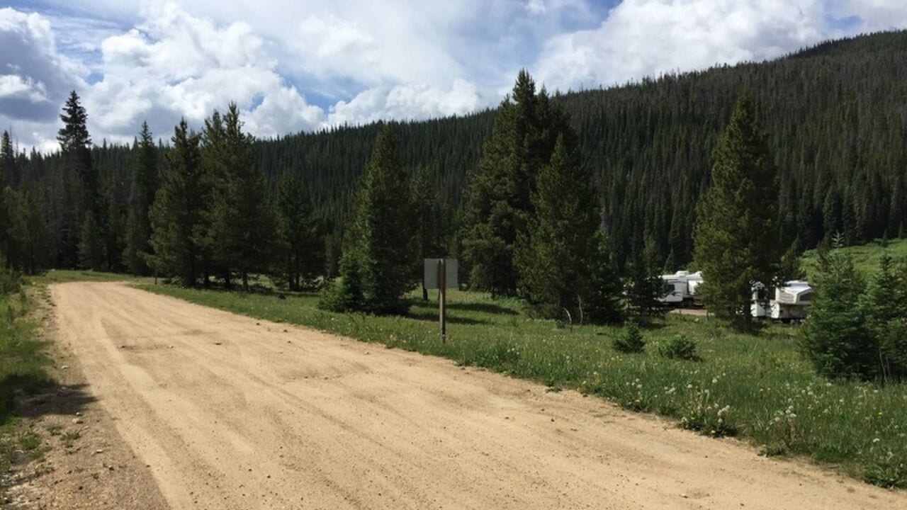 Colorado State Forest Off Road Jeep Trail Colorado