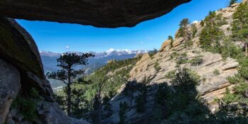 Hiking Gem Lake Trail Colorado Aerial View