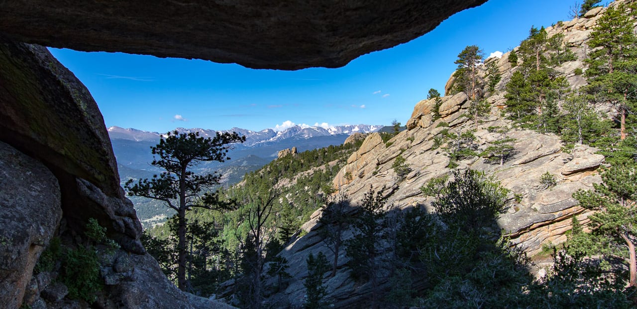 Hiking Gem Lake Trail Colorado Aerial View