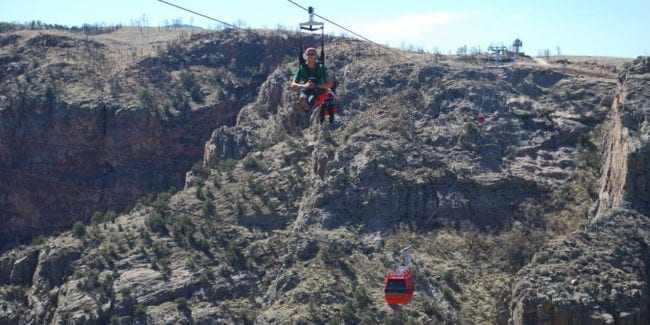 Cloudscraper Zip Line At Royal Gorge Zip Line In Canon