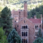 Glen Eyrie Castle Colorado Springs Aerial View