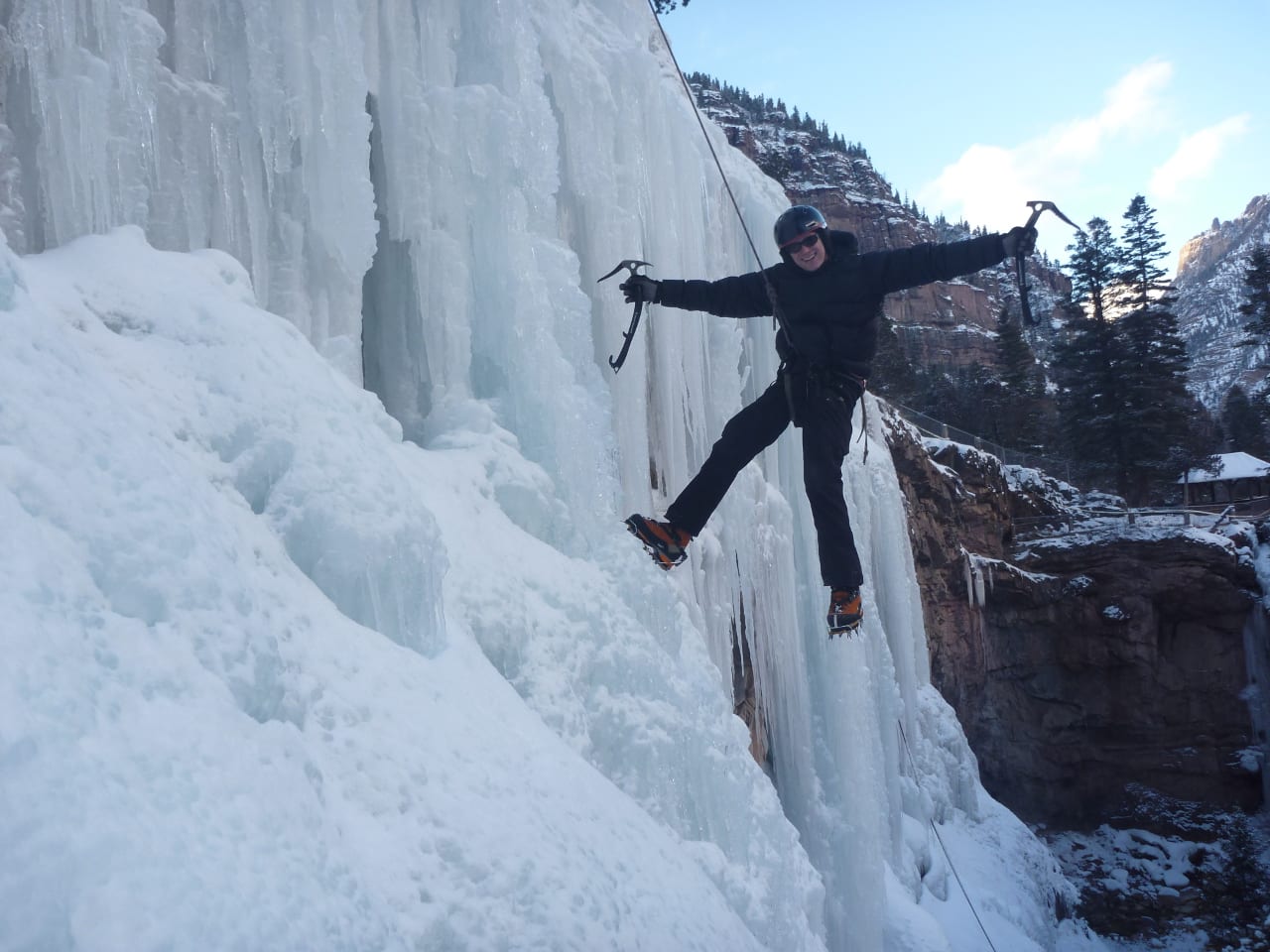 Ouray Ice Park Ice Climbing Colorado