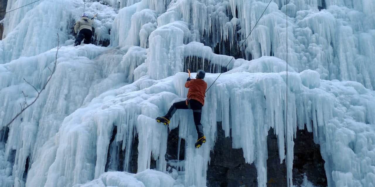 Ouray Ice Park Ice Climbing