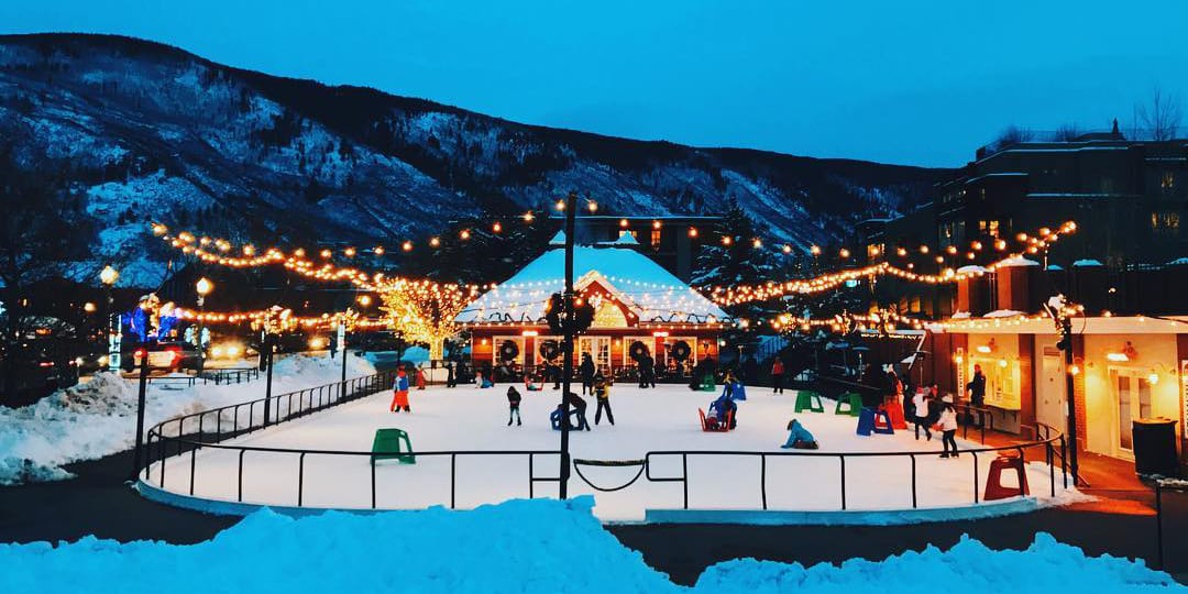 Silver Circle Ice Rink Apsen Colorado