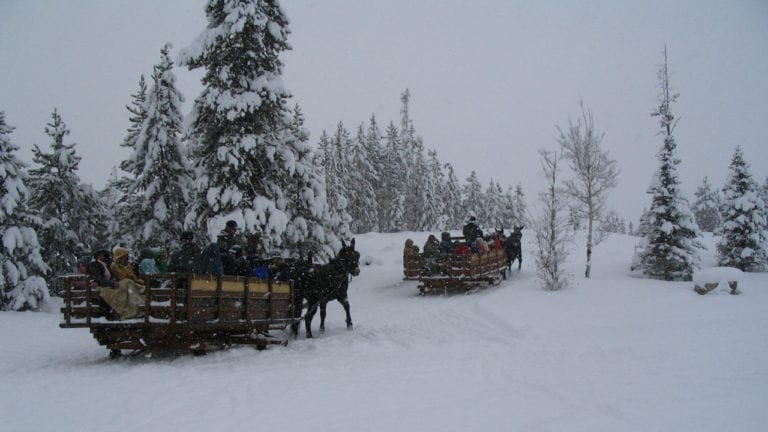 Two Below Zero Dinner Sleigh Rides | Dinner sleigh rides in Frisco, CO