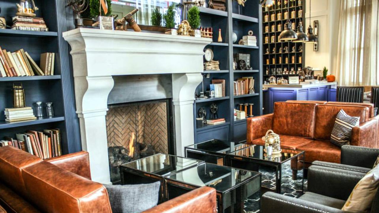 Hotel Teatro Fireside Lounge Denver Colorado
