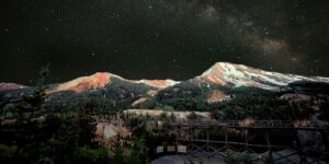 Red Mountain Pass Silverton Colorado Night Sky