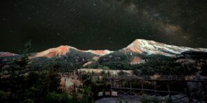 Red Mountain Pass Silverton Colorado Night Sky