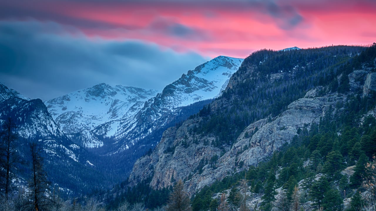 Rocky Mountain National Park Sunset