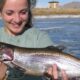 Colorado Ice Fishing Eleven Mile Reservoir Girl Catches Trout