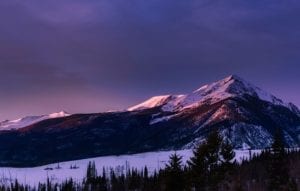 Colorado Rocky Mountains Evening