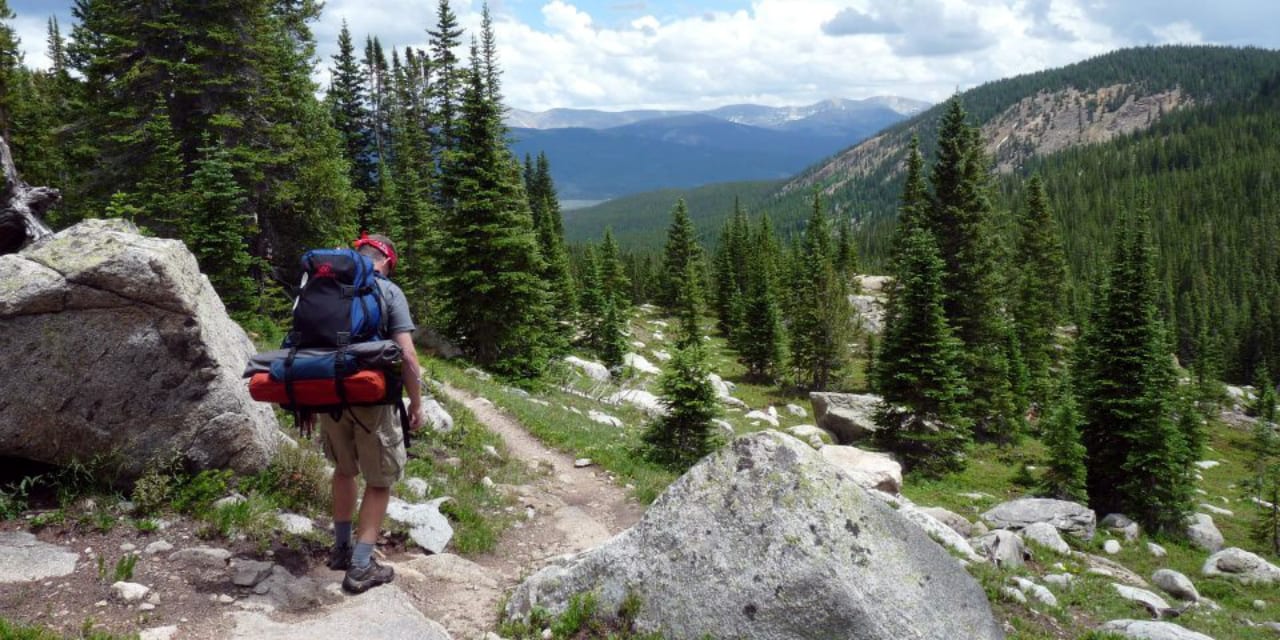 Colorado Trail Hiker