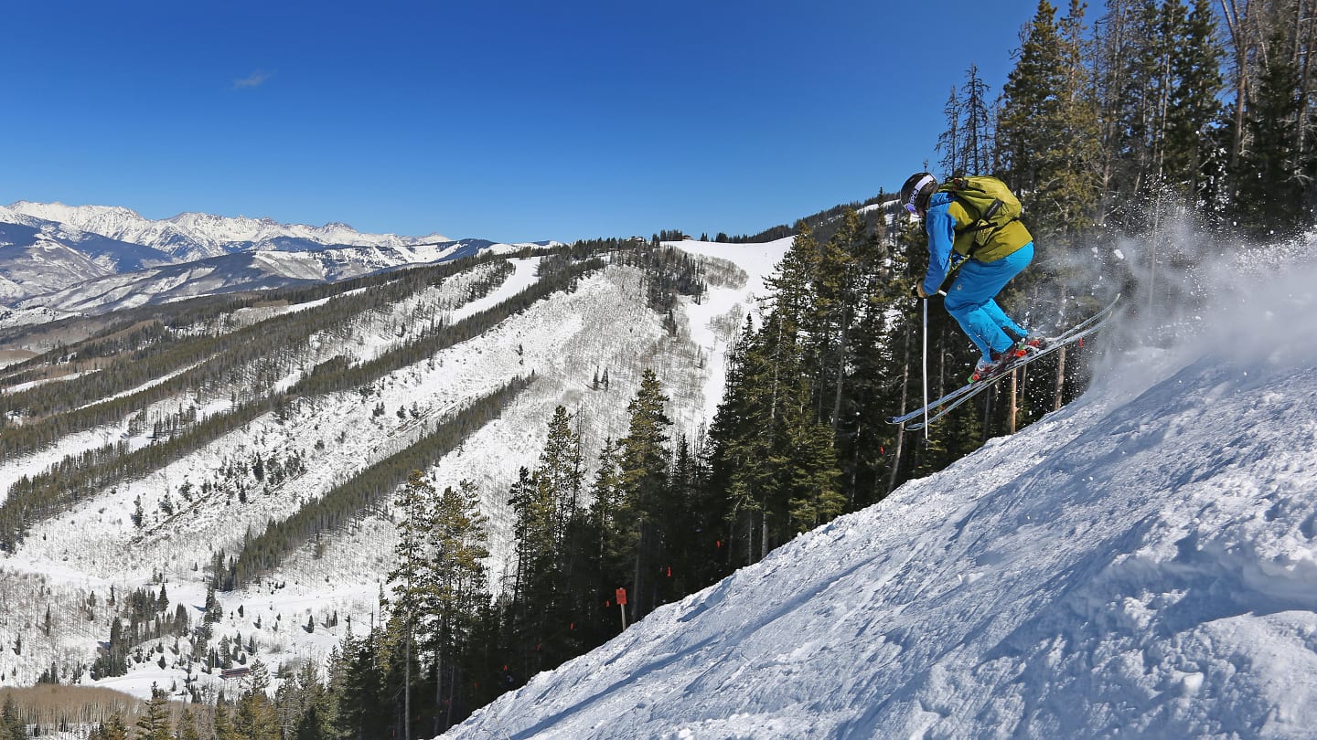 Beaver Creek Ski Resort Skier Jump