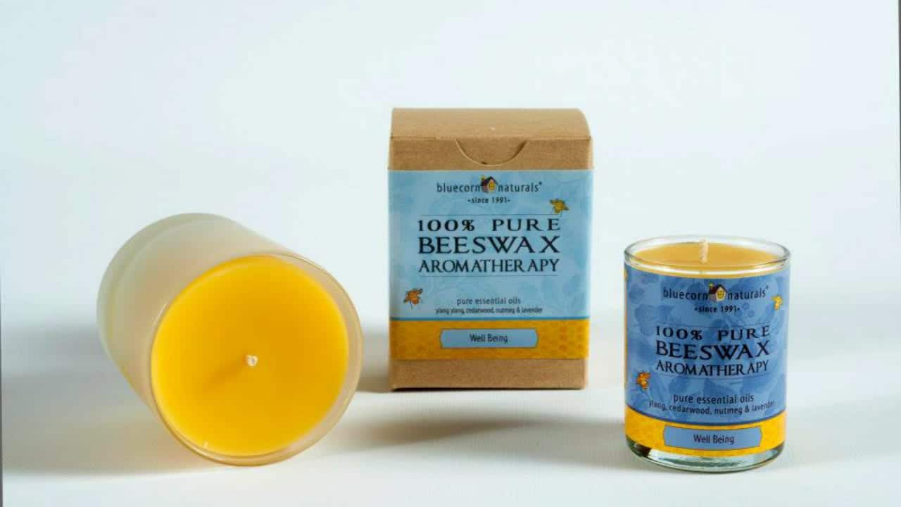 Bluecorn Beeswax Aromatherapy Candles