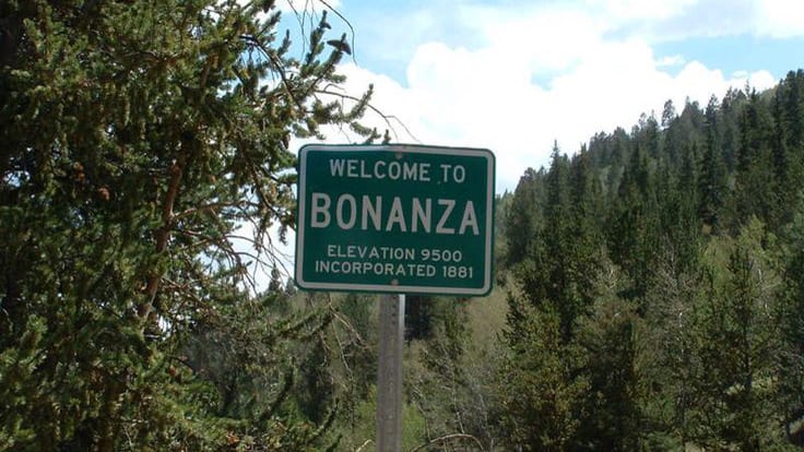Bonanza CO Ghost Town SIgn