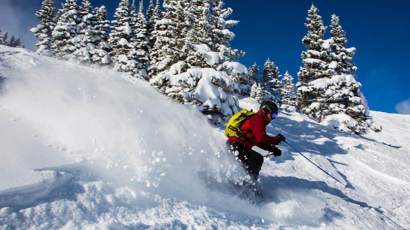 Copper Mountain Ski Resort Powder Skier