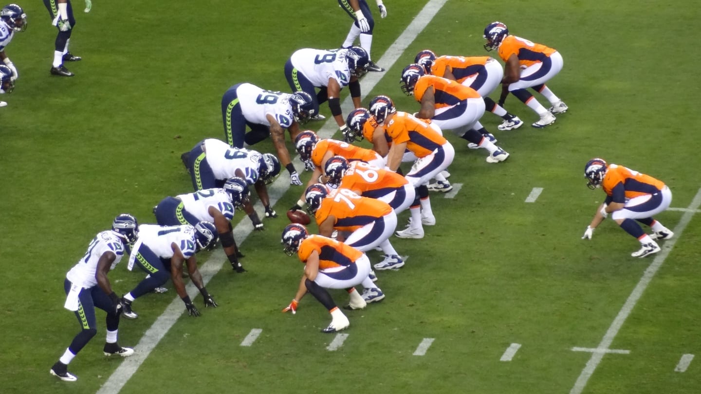 Denver Broncos vs Seattle Seahawks Mile High Stadium Colorado