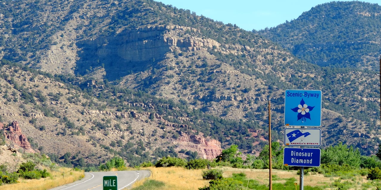 Dinosaur Diamond National Scenic Byway Highway CO 139