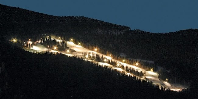 Echo Mountain Night Skiing