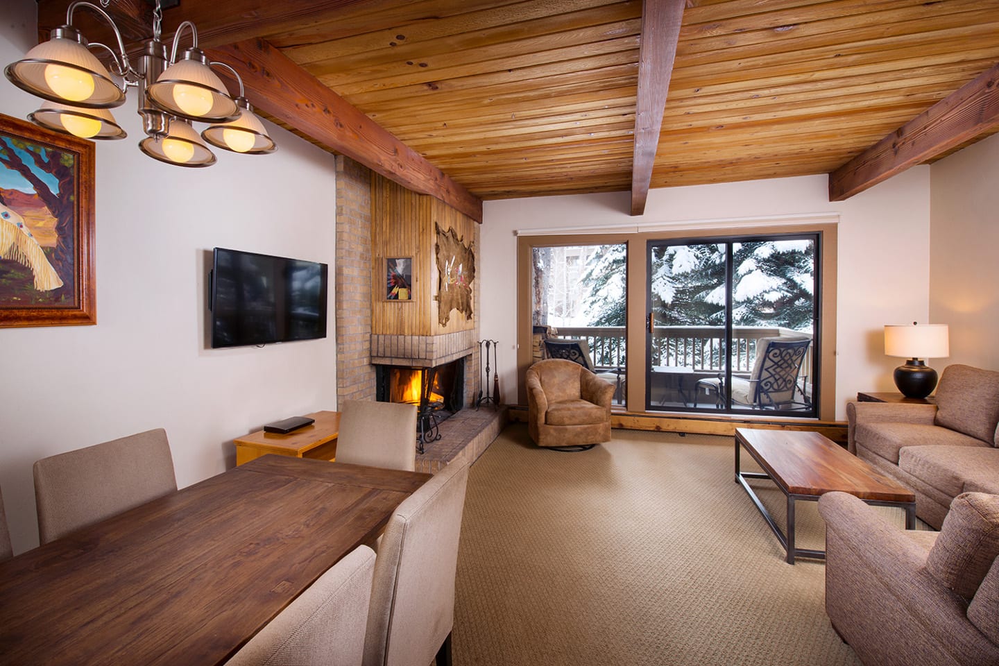 Gant Aspen Condo Living Room