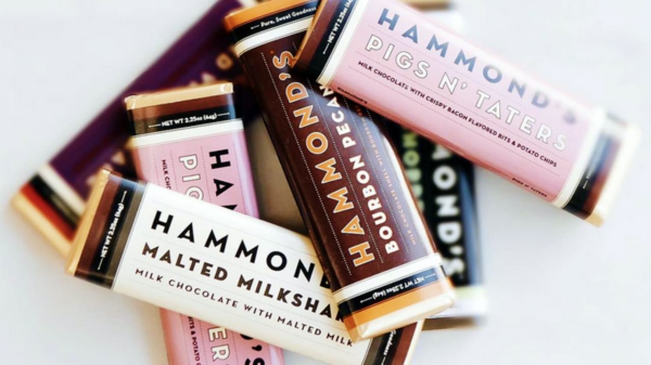 Hammond's Candies Chocolate Bar Flavors