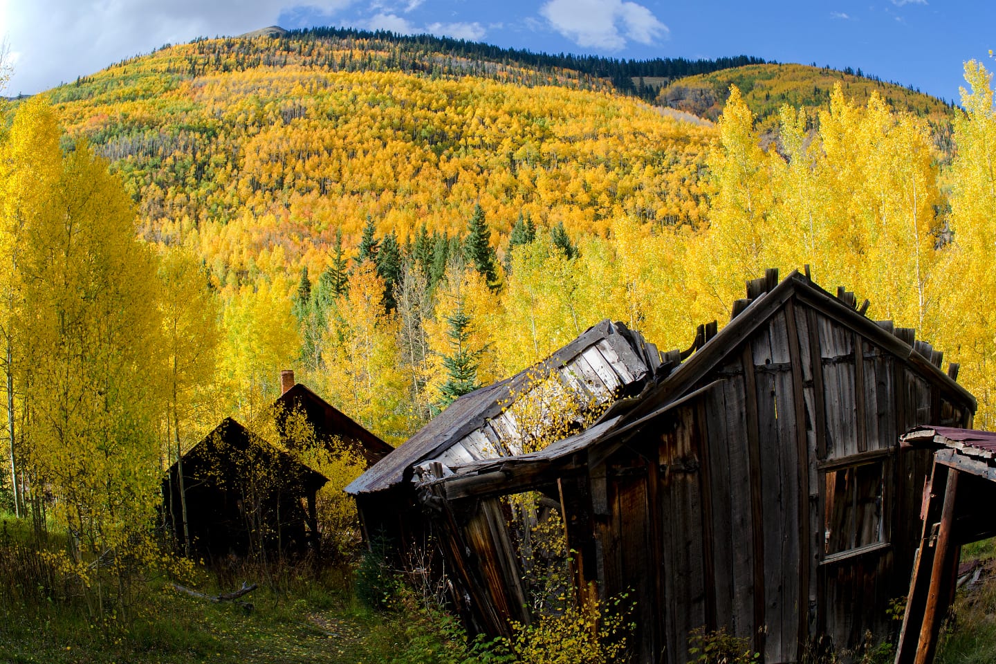 Ironton CO Ghost Town Autumn