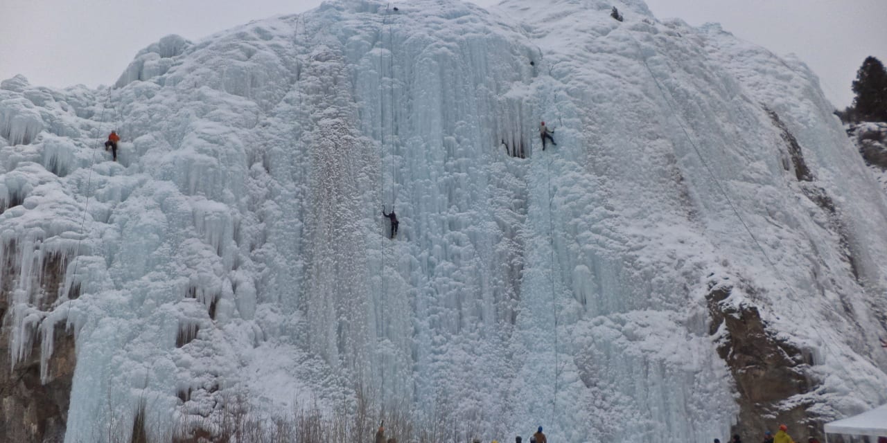 Lake City Ice Climbing Park Colorado