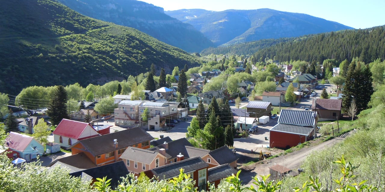 Minturn Colorado Aerial View