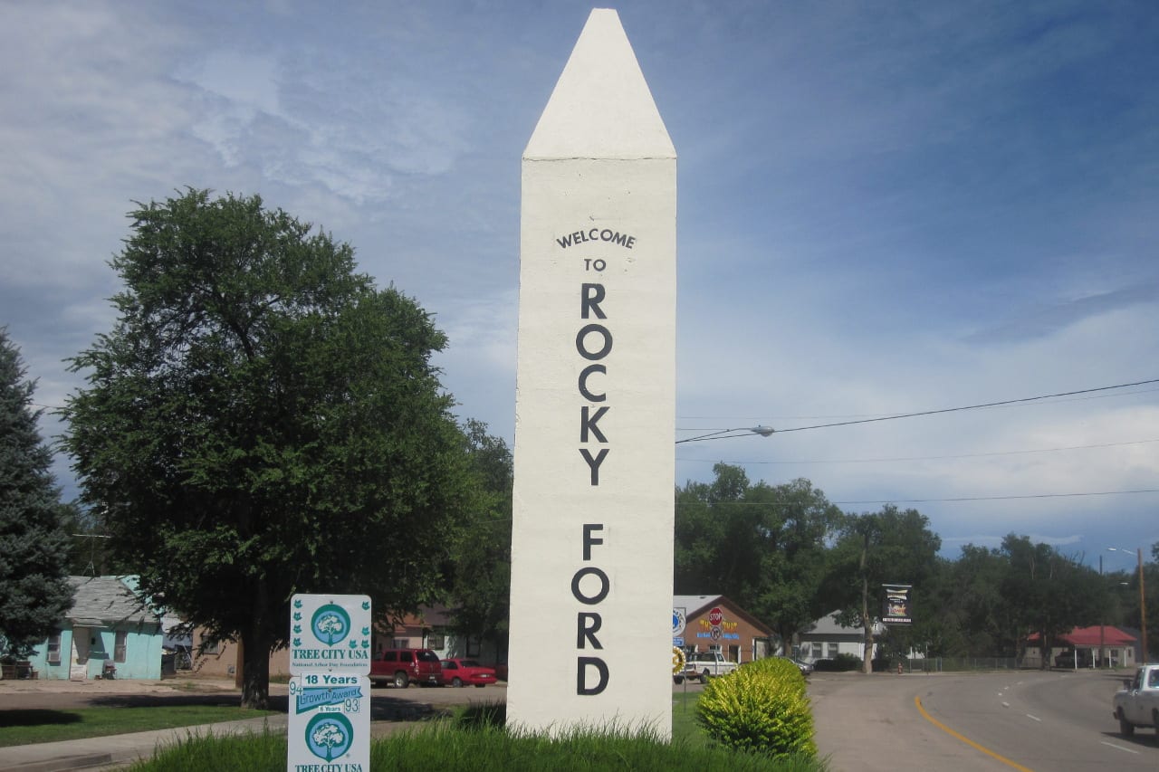 Rocky Ford Colorado Welcome Sign