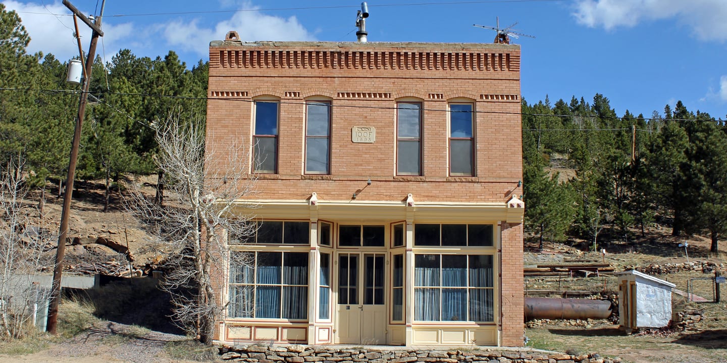 Russell Gulch CO Ghost Town IOOF Hall