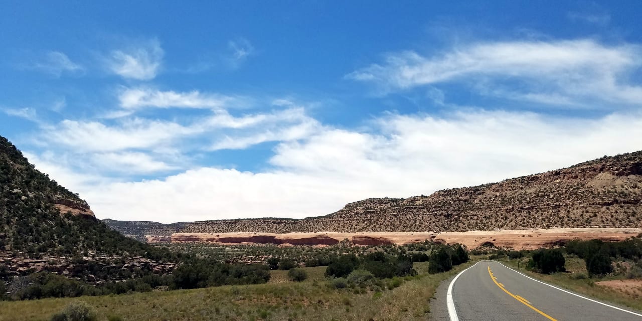 Unaweep Tabeguache National Scenic Byway Colorado