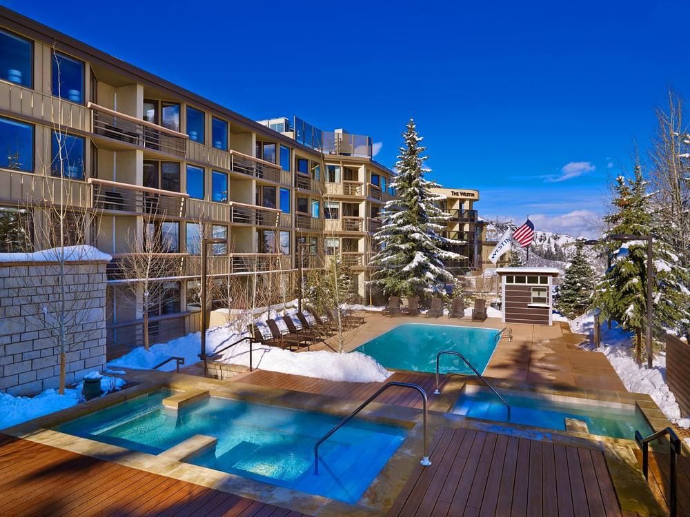 Westin Snowmass Resort Pool Winter