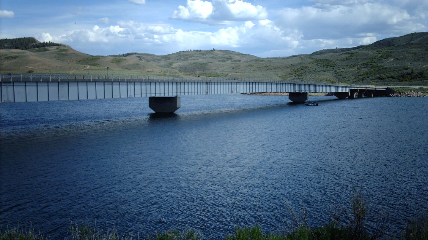 Blue Mesa Reservoir Middle Bridge Colorado