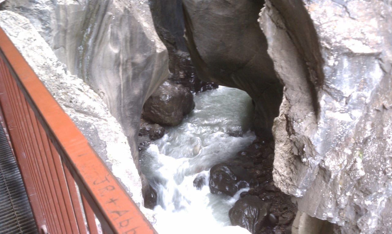 Box Canyon Falls Park Ouray, CO Hiking Trail to Waterfall