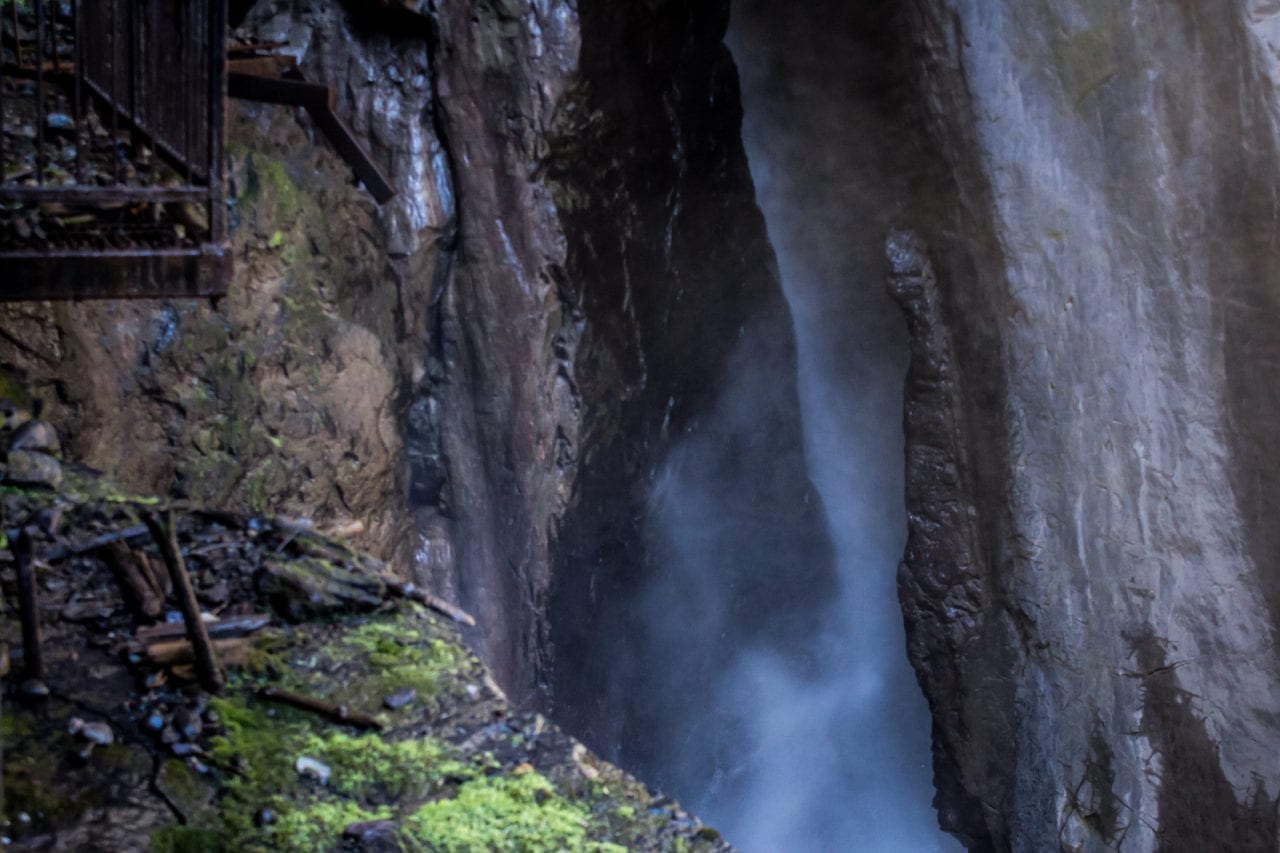 Box Canyon Falls Park Ouray, CO Hiking Trail to Waterfall