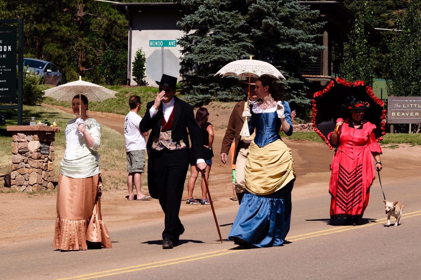 Bronc Day Festival Victorian Parade Colorado