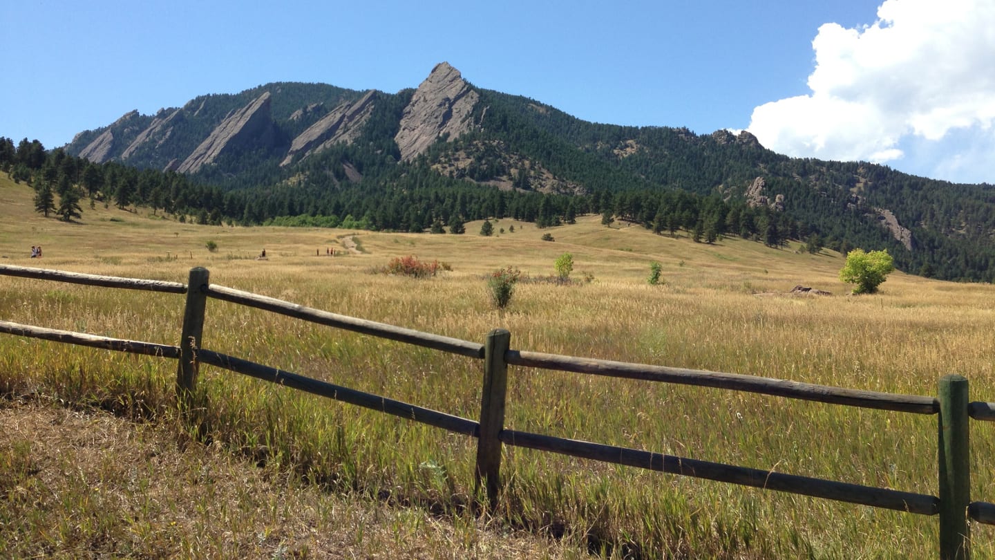 Chautauqua Park Flatirons Boulder Colorado