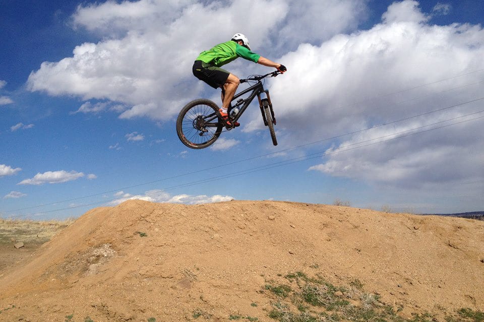 Golden Bike Park Jump Colorado