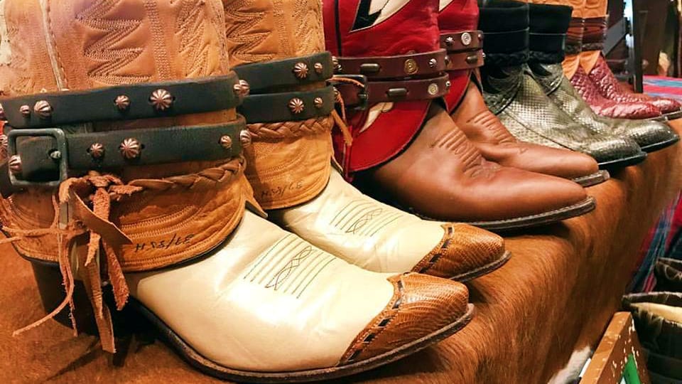 Kemo Sabe Leather Cowboy Boots