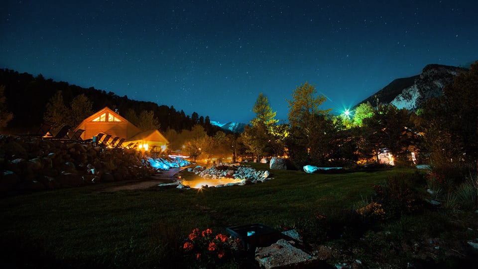 Mount Princeton Hot Springs Nathrop Night