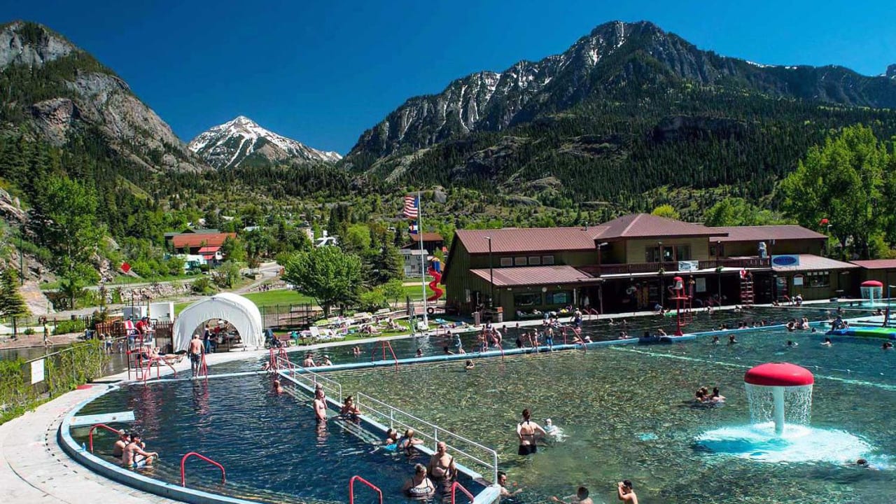 Kolam Pemandian Air Panas Ouray Colorado