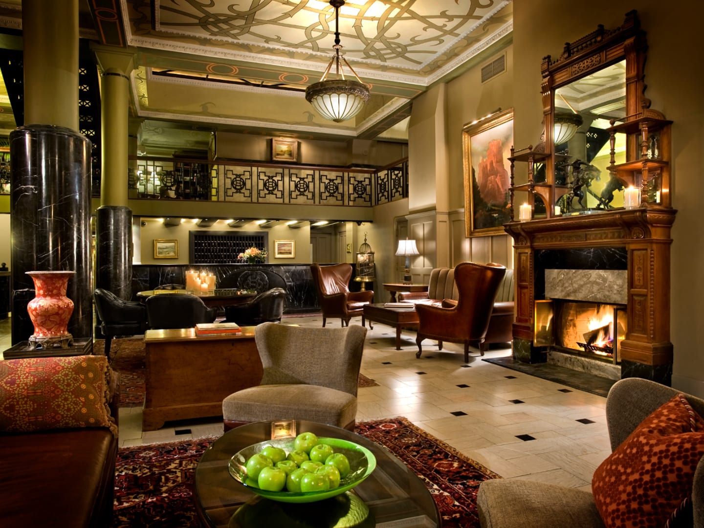 Oxford Hotel Lobby Denver Colorado