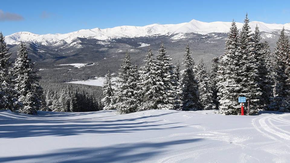 Ski Cooper Leadville Colorado Blue Sky
