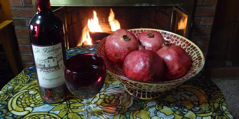 St Kathryn Cellars Pomegrante Wine
