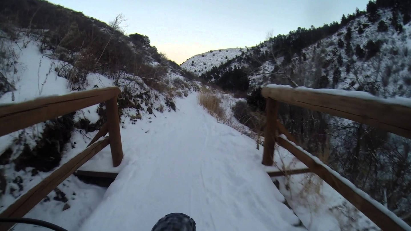 Apex Trail Golden Colorado Winter Biking
