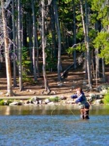 Fly Fishing Sprague Lake Rocky Mountain National Park