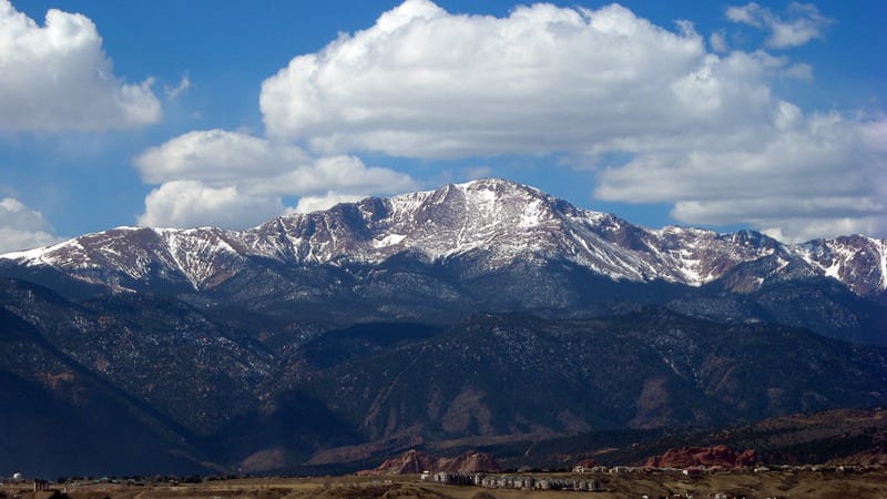 Pikes Peak from UCCS