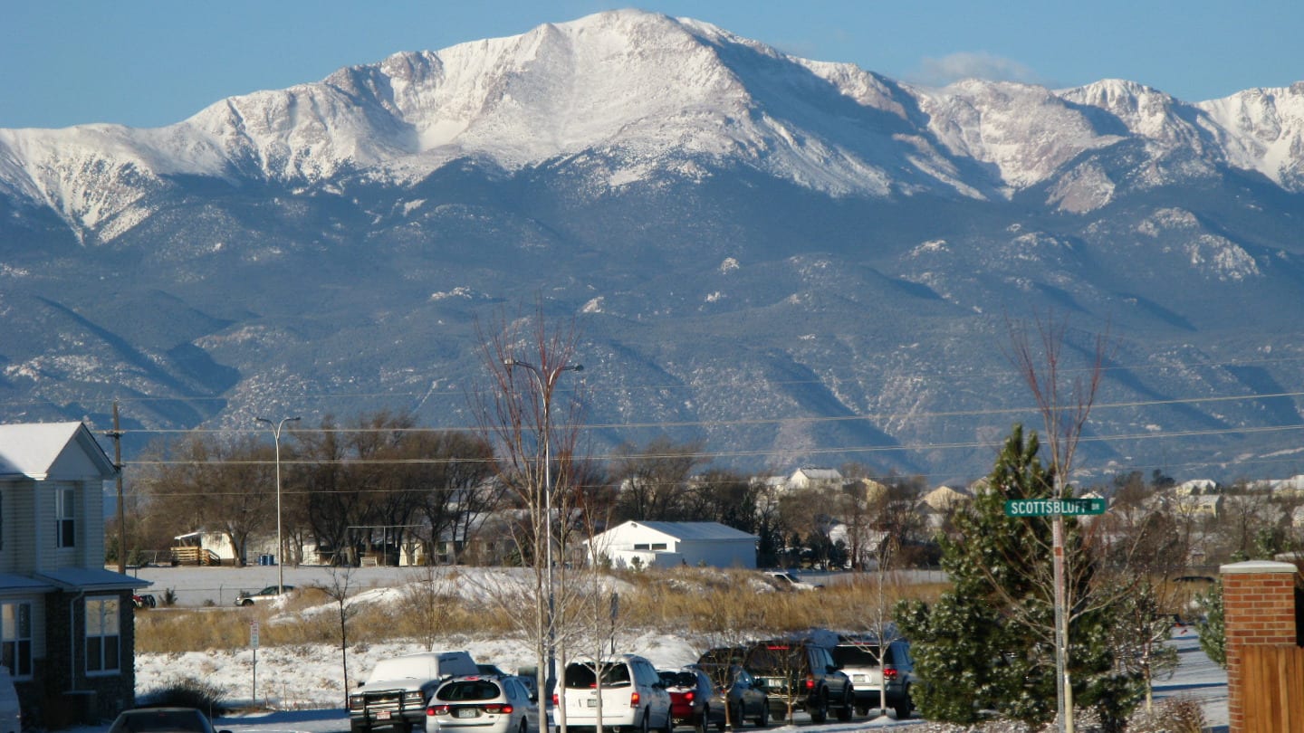 Stetson Hill Neighborhood Colorado Springs Pikes Peak View
