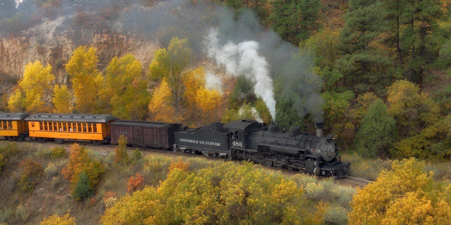 Durango Silverton Narrow Gauge Railroad Fall