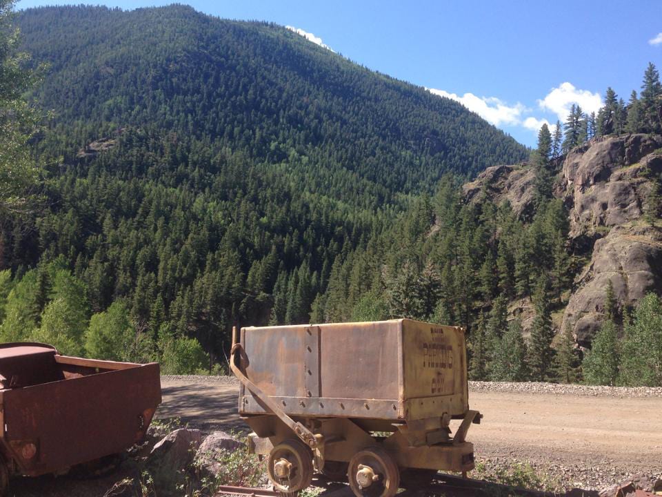 Hard Tack Mine Rail Car Lake City Colorado